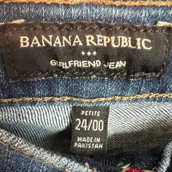 Banana Republic Factory Petite Light Wash Girlfriend Denim Jeans - Picture 6 of 8